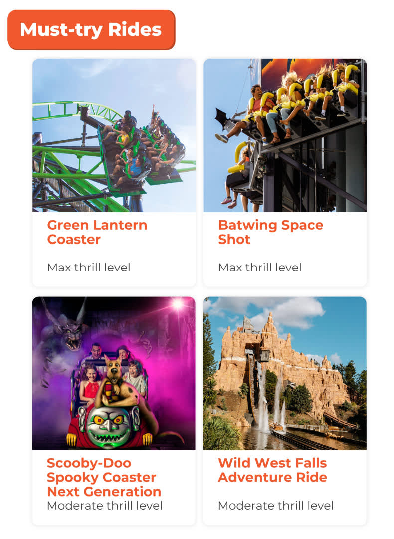Warner Bros Movie World Ticket
