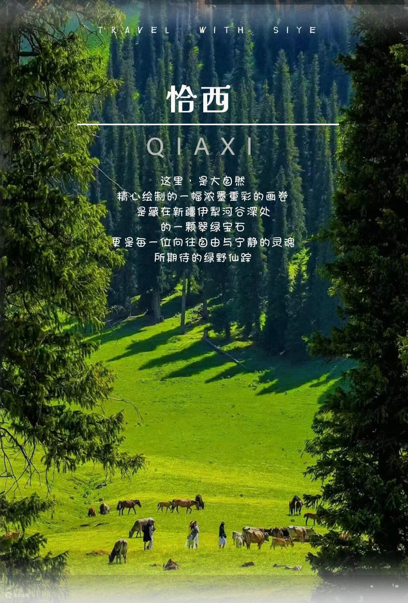新疆伊犁伊寧5/7日(賽里木湖+那拉提空中草原+恰西+庫爾德寧+夏塔+瓊庫什台) - Klook香港