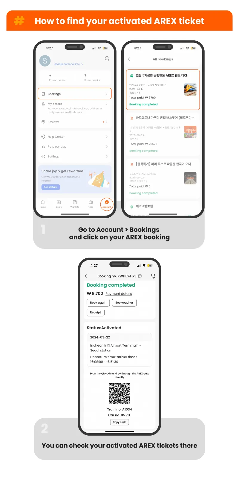 AREX Incheon Airport Express Train Ticket - Klook United States