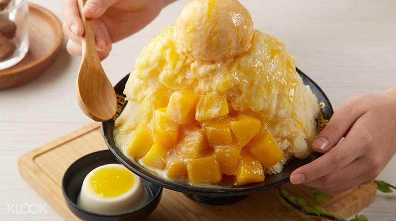 Image result for mango shaved ice taiwan