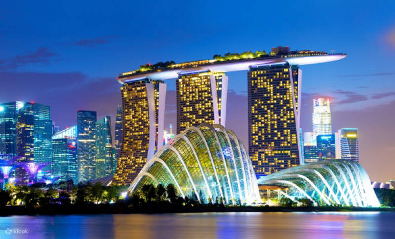 新加坡私人城市之旅，滨海湾金沙，新加坡天际线