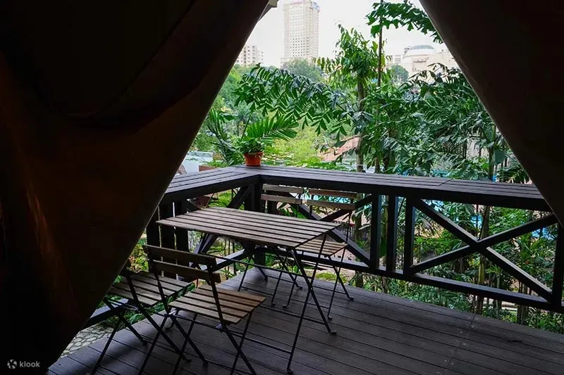 泻湖别墅阳台景观