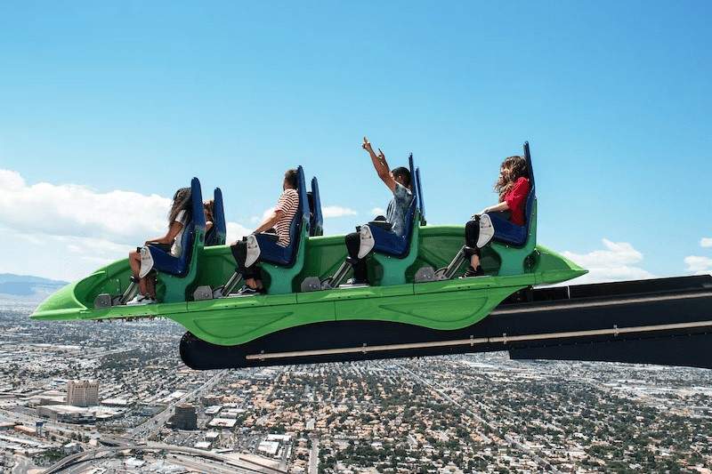 Thrill ride at Stratosphere Tower