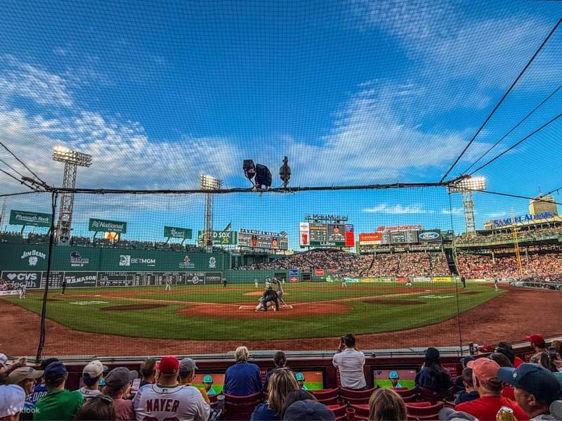 Match de baseball des Red Sox de Boston au Fenway Park