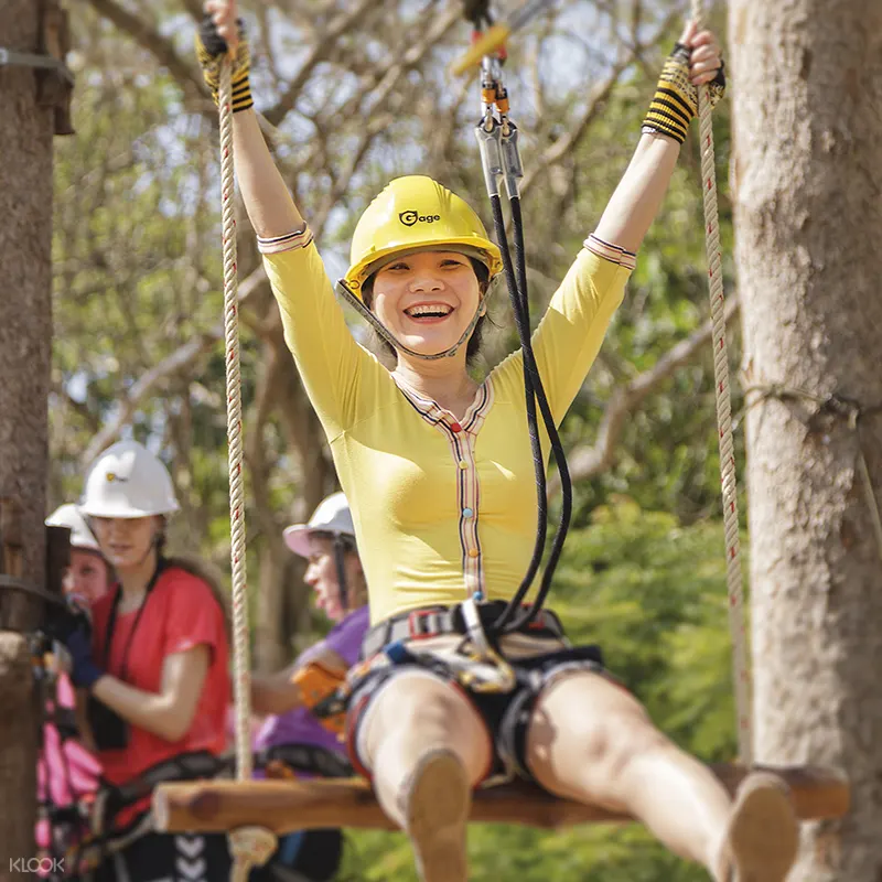Karbi Fun Park甲米冒險樂園叢林飛躍