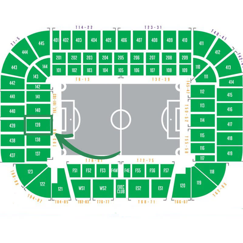셀틱 파크 좌석 배치도