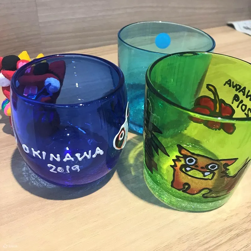 琉球玻璃画