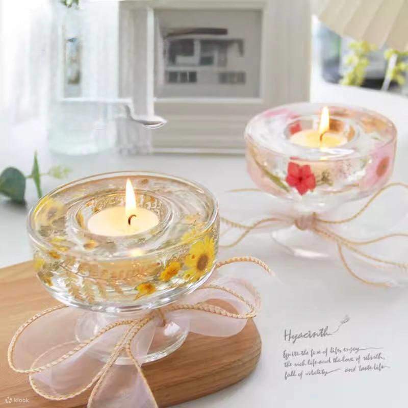 드라이플라워 캔들