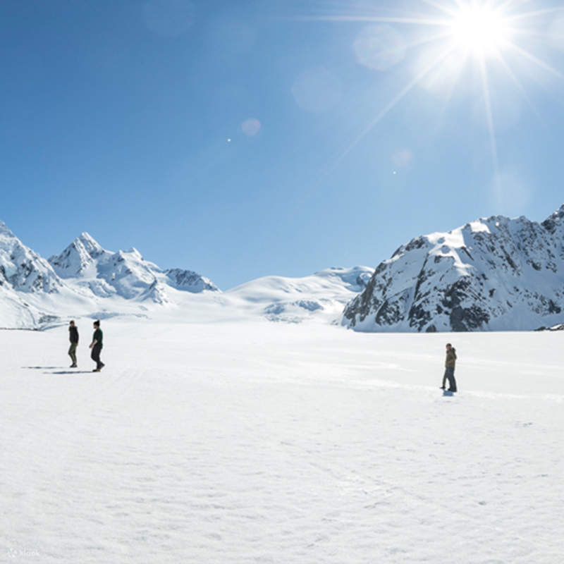 Les participants découvrent les hauteurs de la montagne.