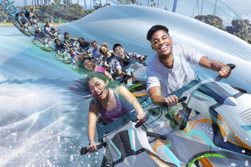 體驗「極地救援」，聖地牙哥海洋世界西岸速度最快、距離最長的跨座式雲霄飛車