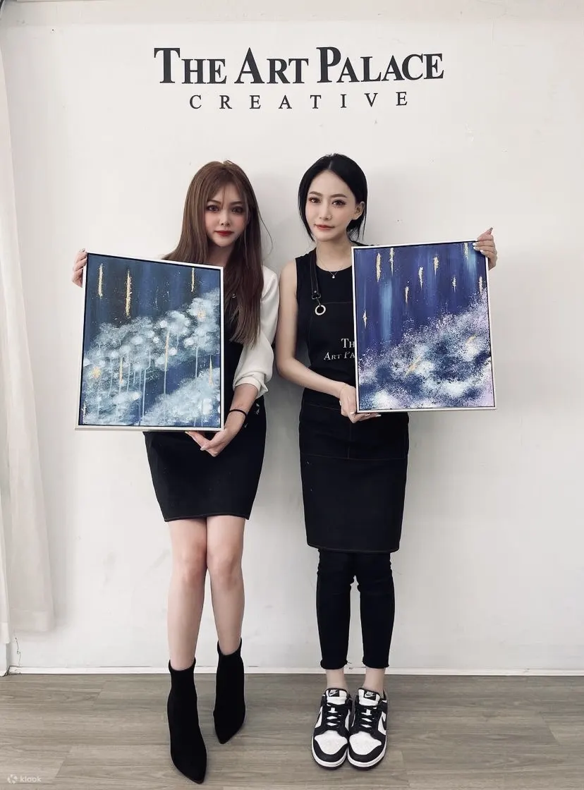 宜兰｜The Art Palace 艺术殿堂｜金箔抽象绘画课程