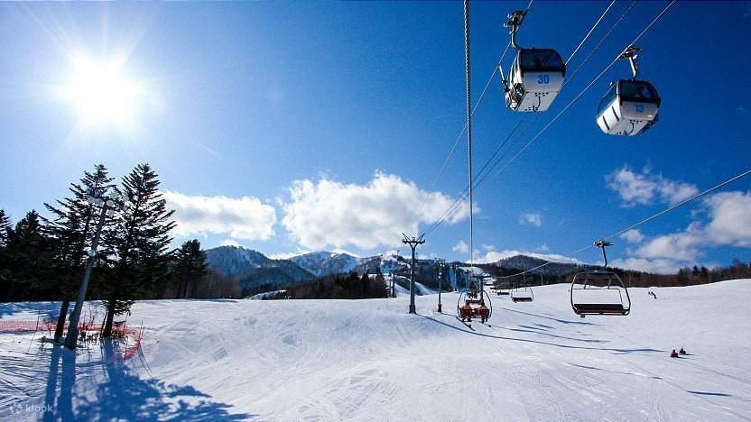 pengalaman lif ski di furano