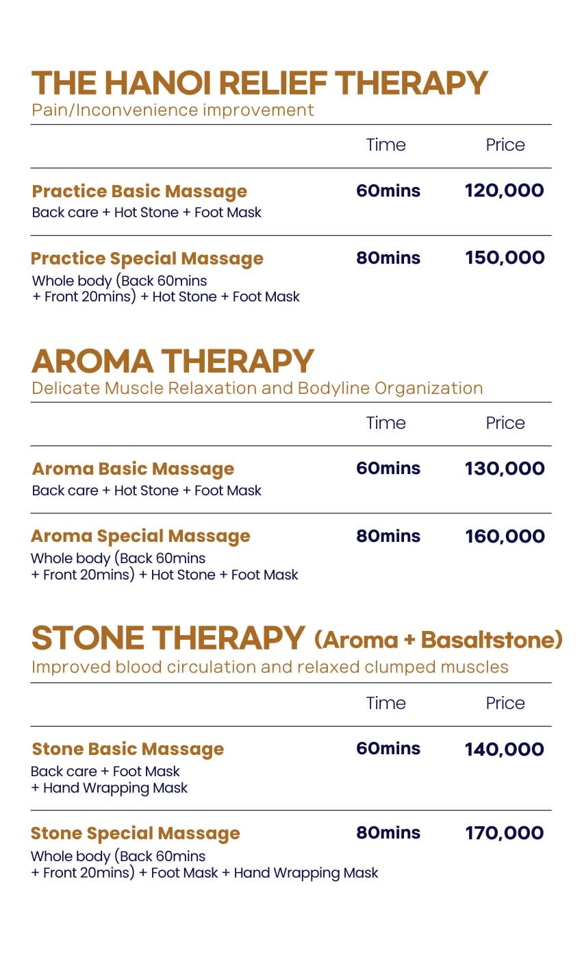 The HANOI Foot and Body SPA City Hall Hotel President di Seoul