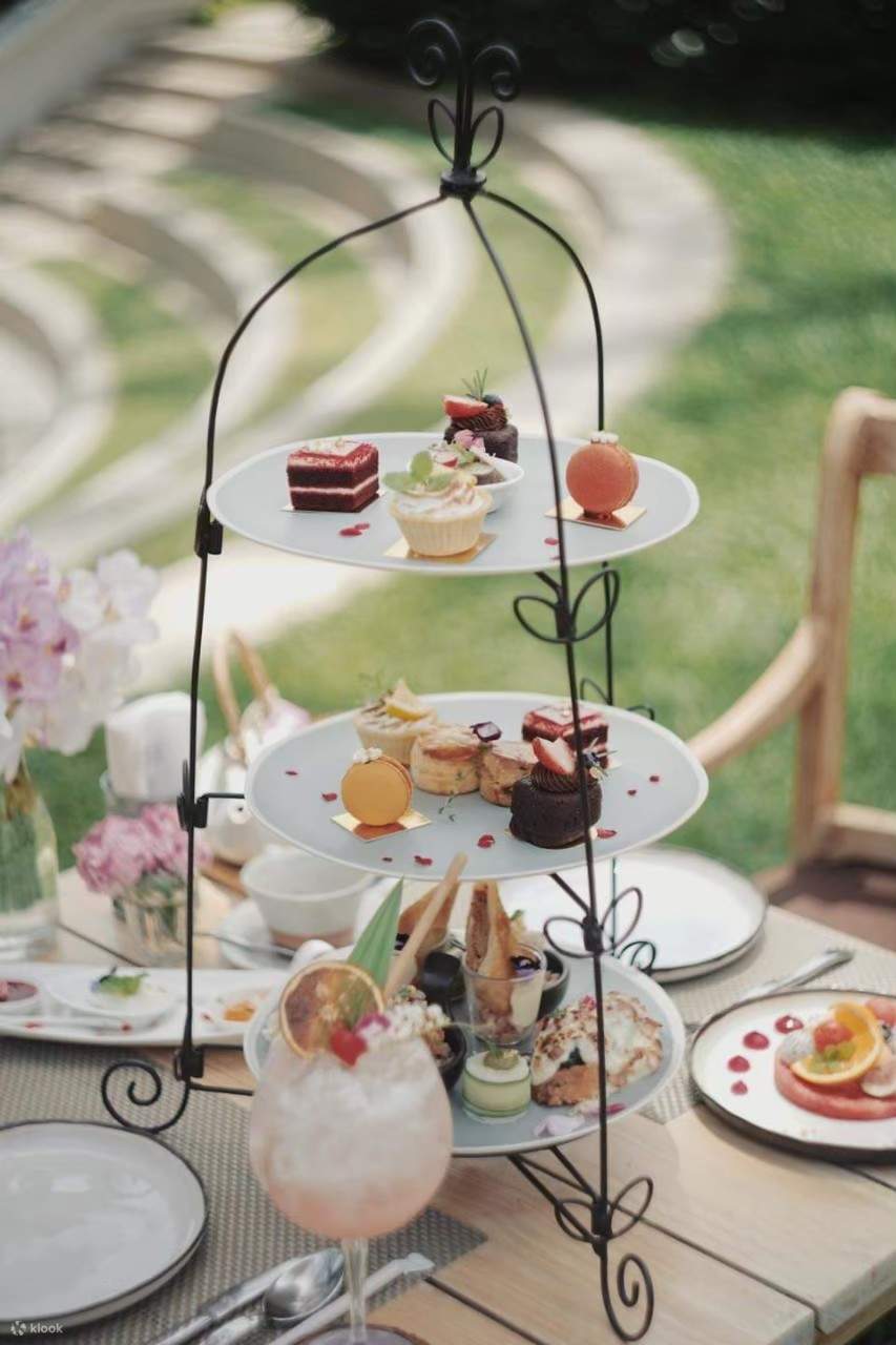 在清迈的娜尼兰精品酒店享用下午茶