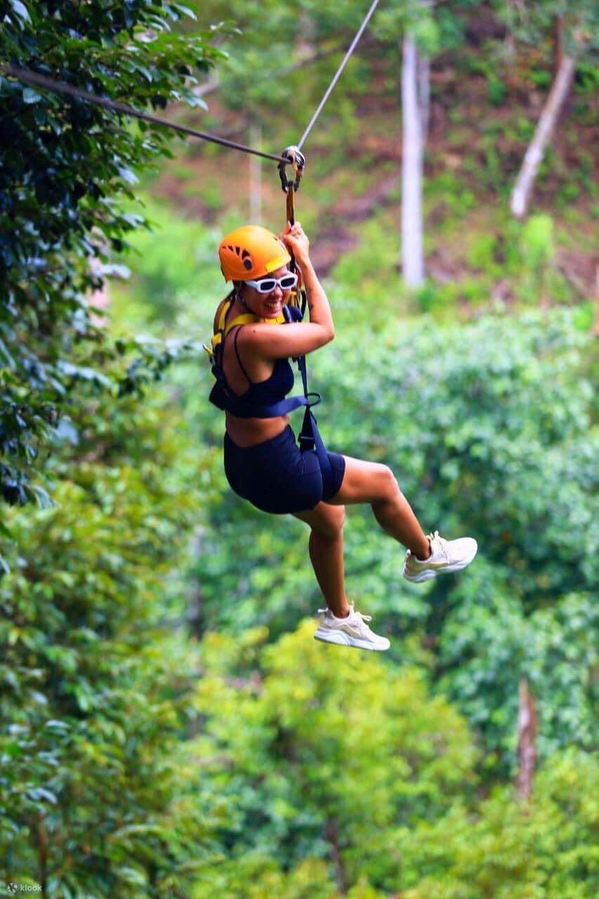 Zipline-Spaßaktivität