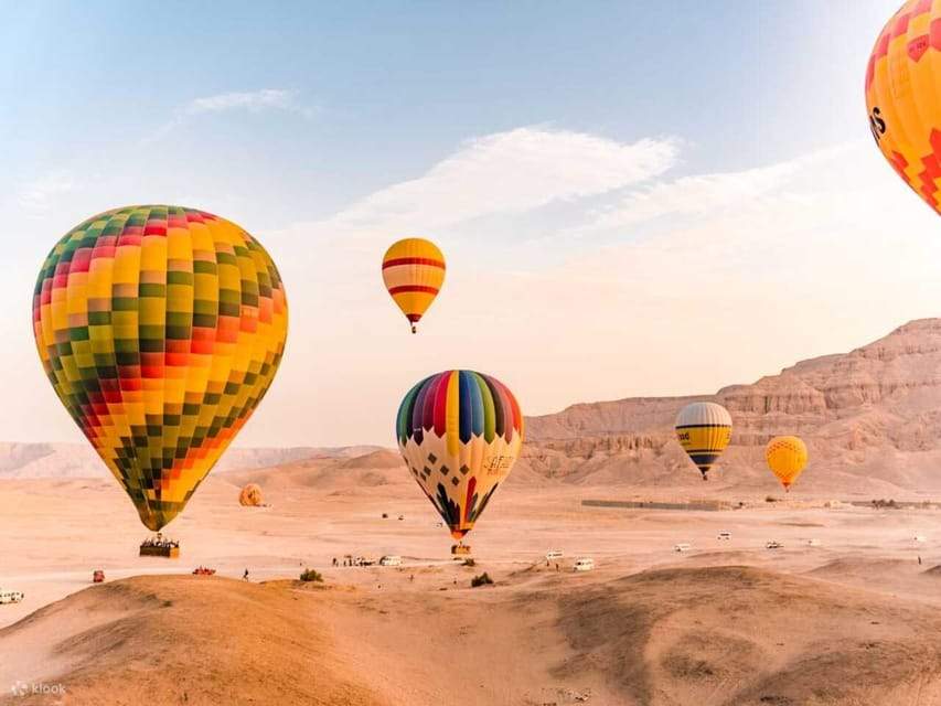 Luxor: Menaiki Belon Udara Panas di atas Peninggalan Luxor dengan Pemindahan Hotel