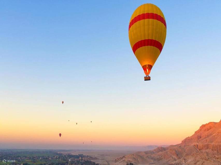 Luxor: Hot Air Balloon Ride over Luxor Relics with Hotel Transfers