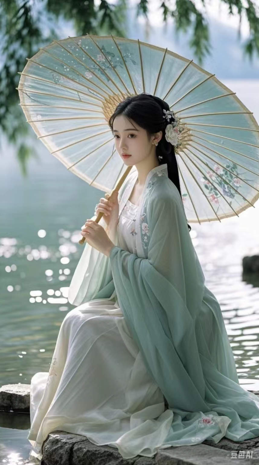 杭州 | 西湖南线·双非遗体验(画舫船+汉服/簪花写真)(一日游) - Klook