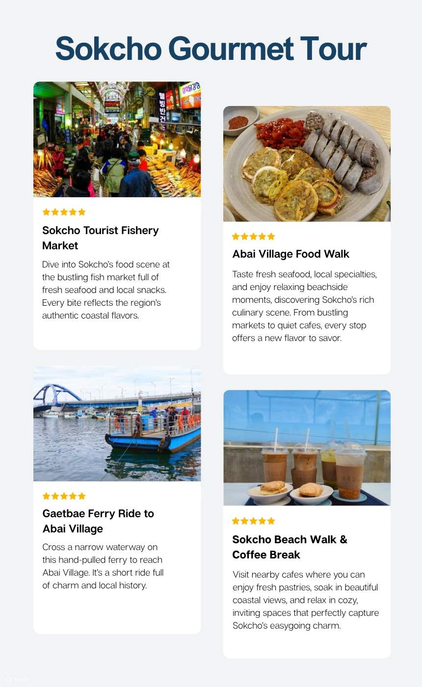 Lawatan Teksi 3 Jam di Sokcho