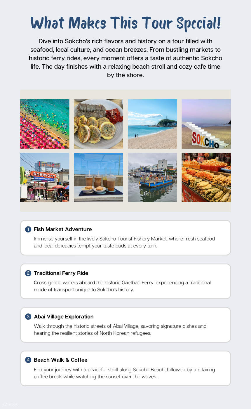 Tour en Taxi de 3 Horas por Sokcho