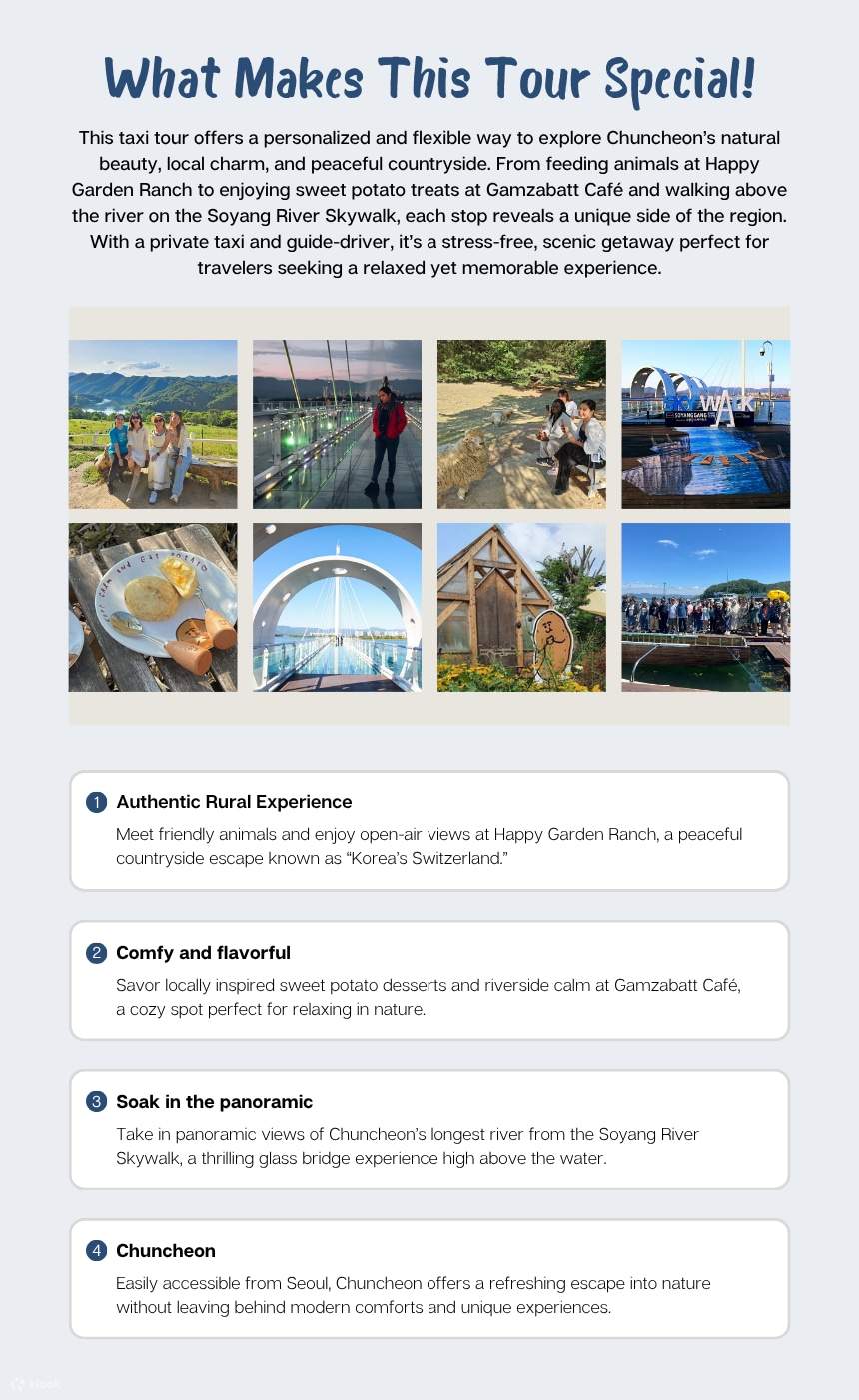 Tour Taxi 3 Giờ Chuncheon