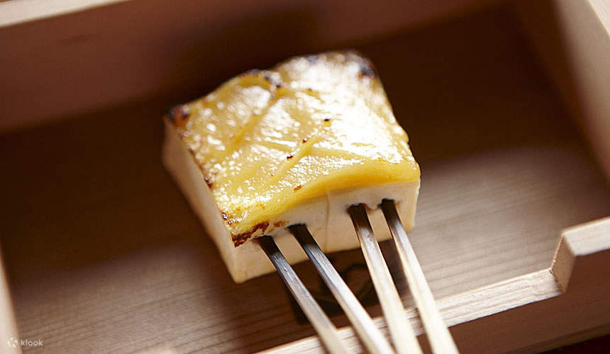 Masakan tauhu tradisional Kiyomizu Junsei Okabeya - Kuil Kiyomizu, Kyoto