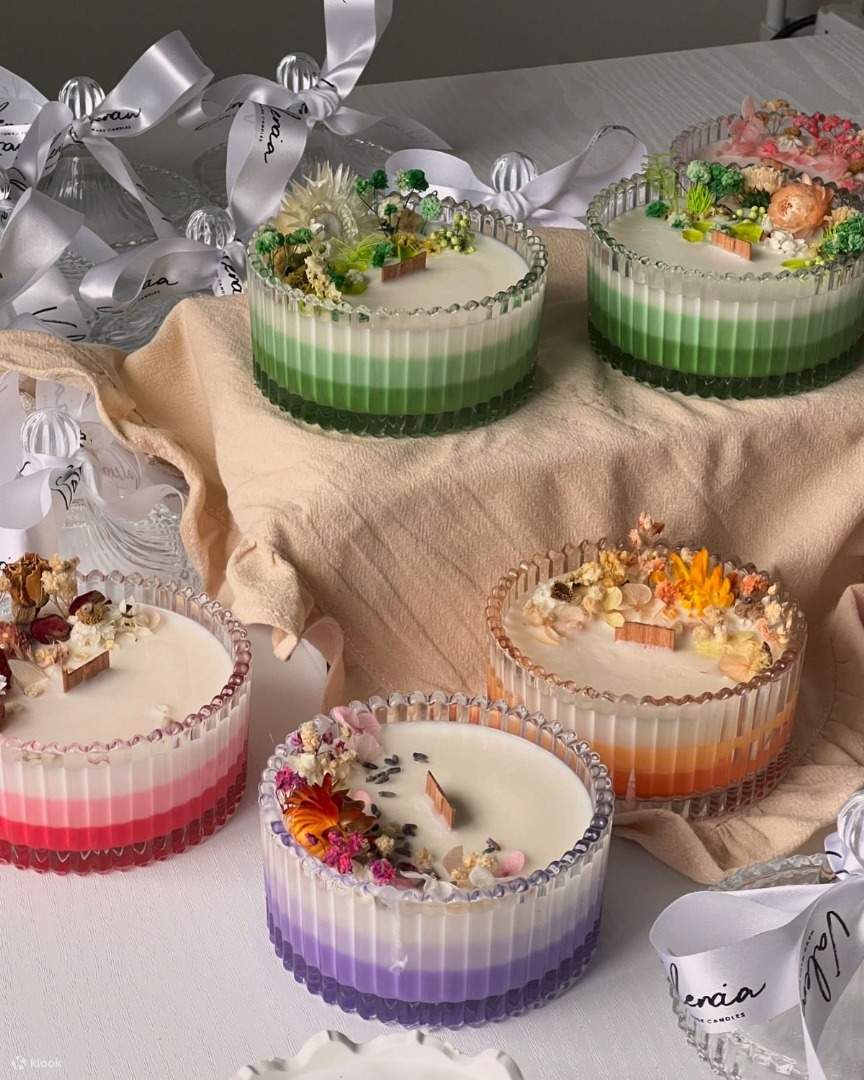 クリスタルコンテナキャンドル（大）