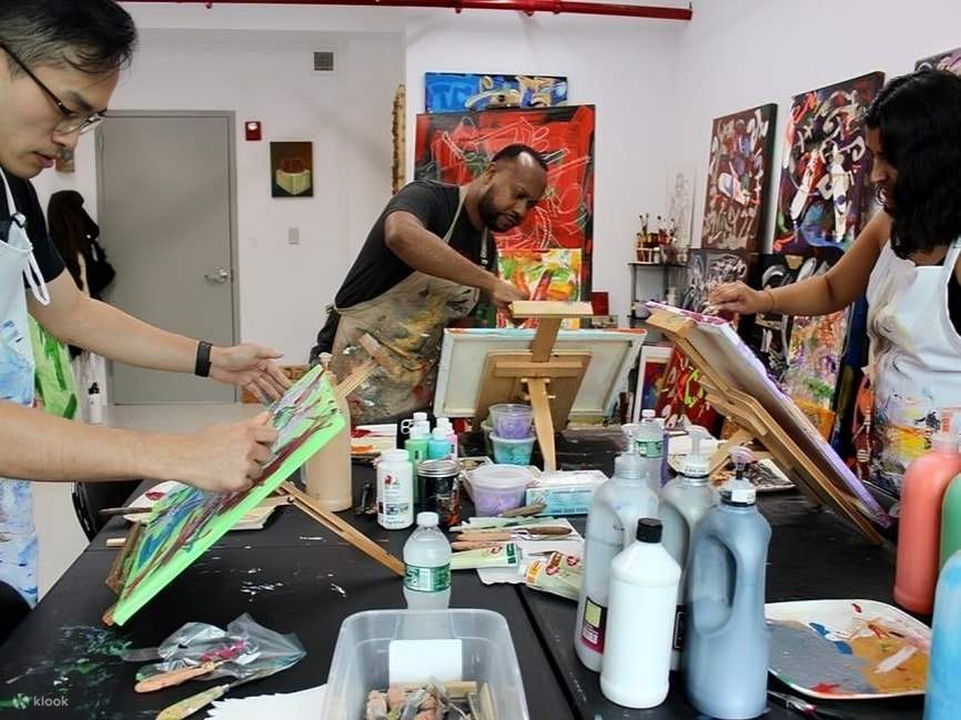 Dive in fearlessly, guided by curiosity and the thrilling freedom of the palette knife method