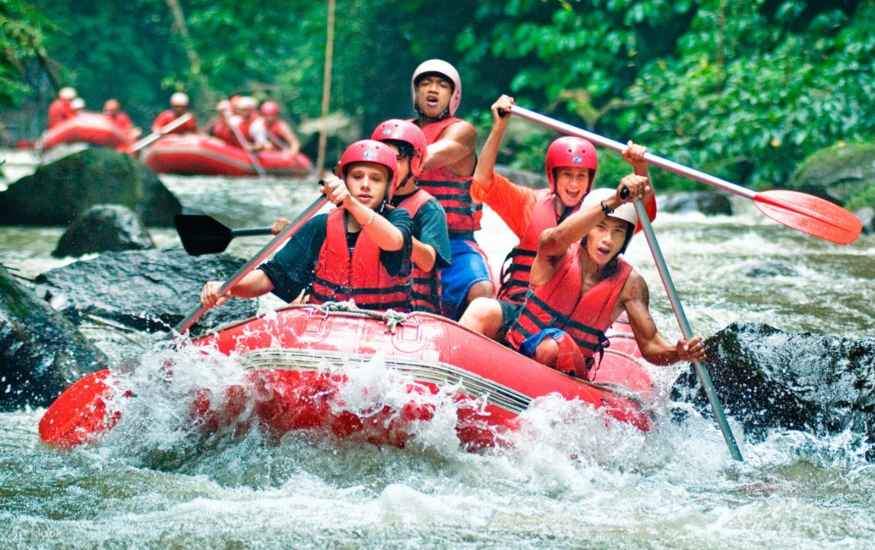 experiencia de rafting