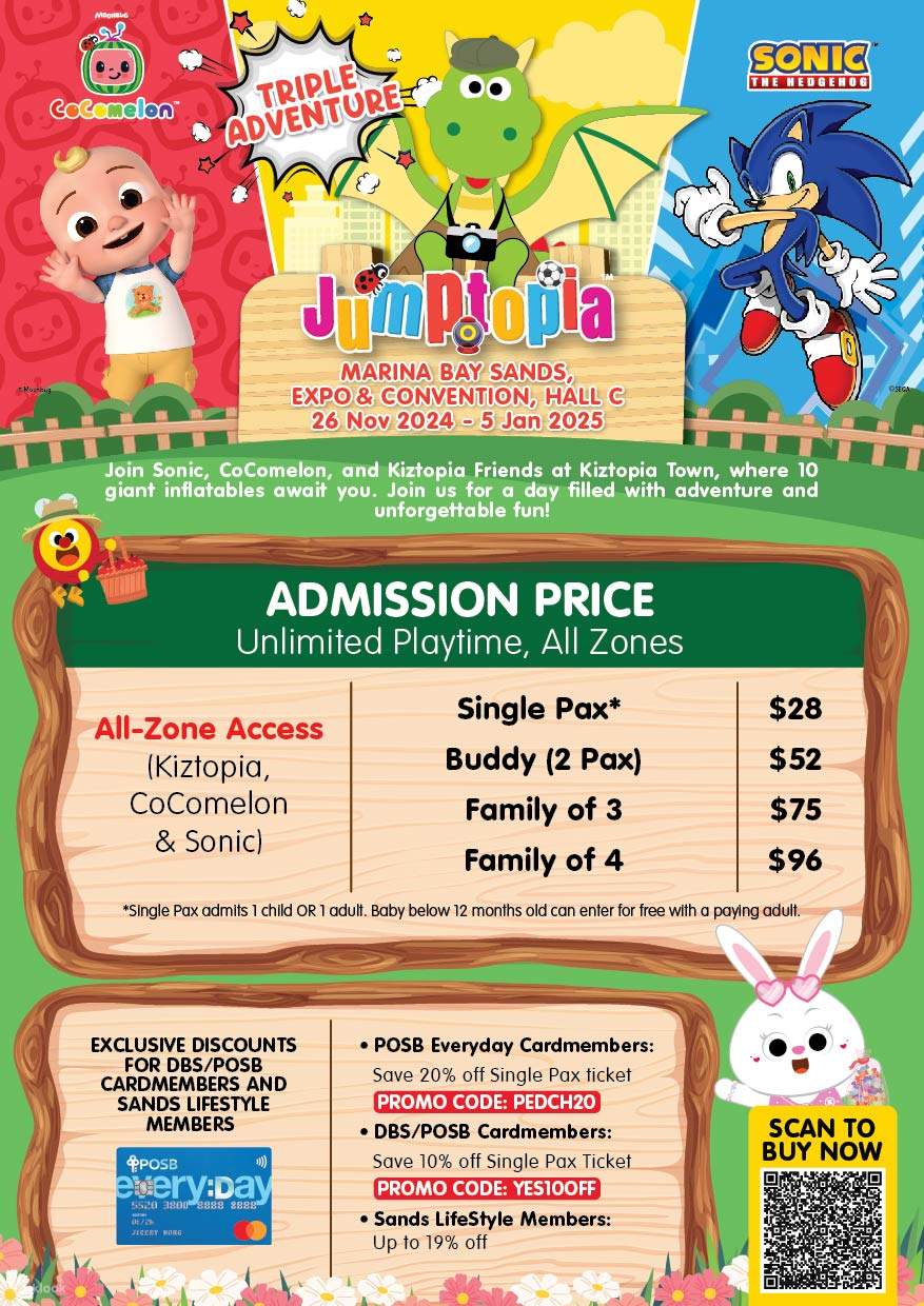 Jumptopia Triple Adventure at Marina Bay Sands Singapore - Klook