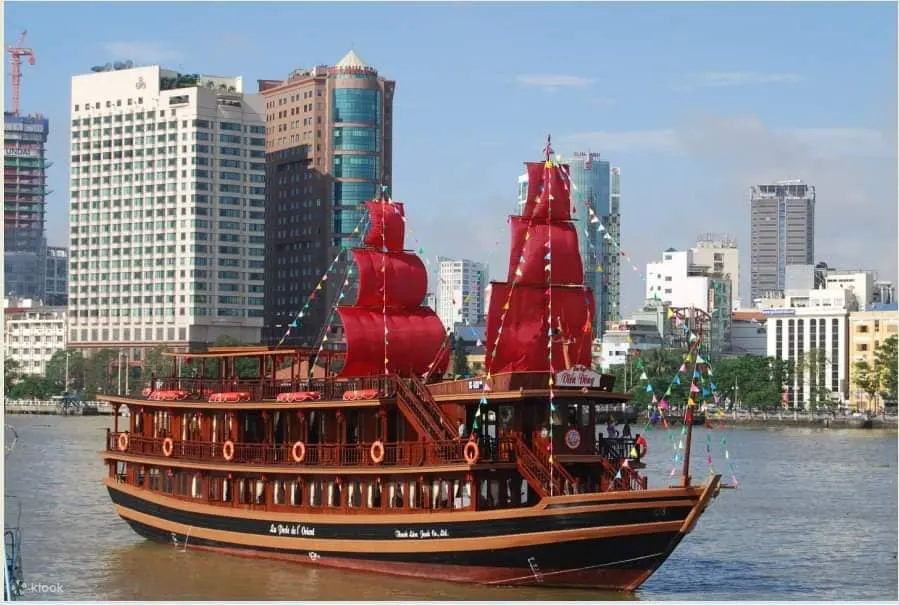Dinner on Indochina Junk in Ho Chi Minh City