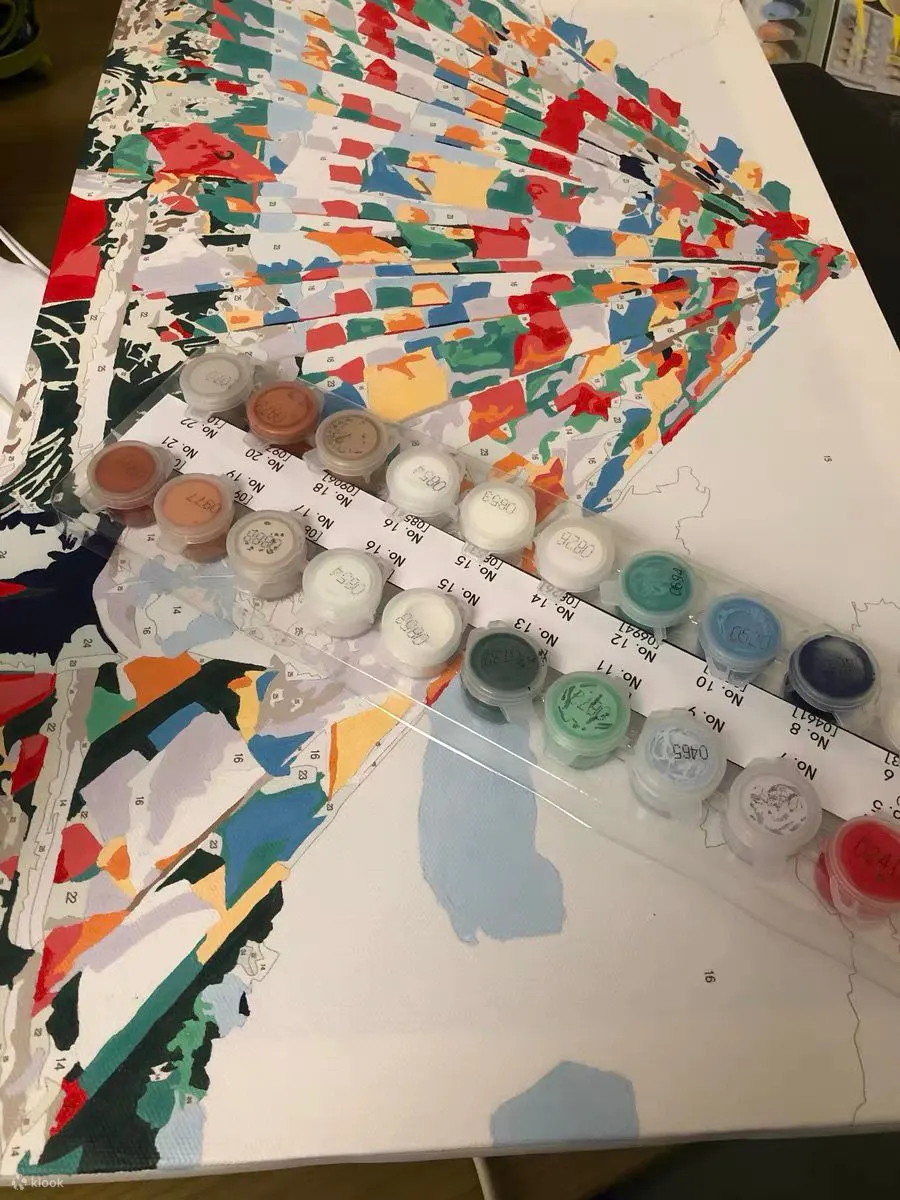 Self-portrait-paint by numbers