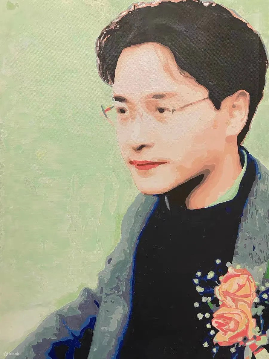 Self-portrait-paint by numbers