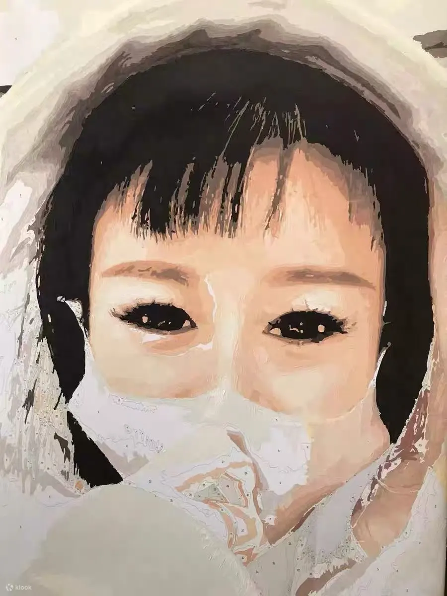 Self-portrait-paint by numbers