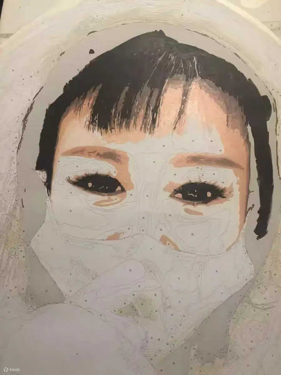Self-portrait-paint by numbers