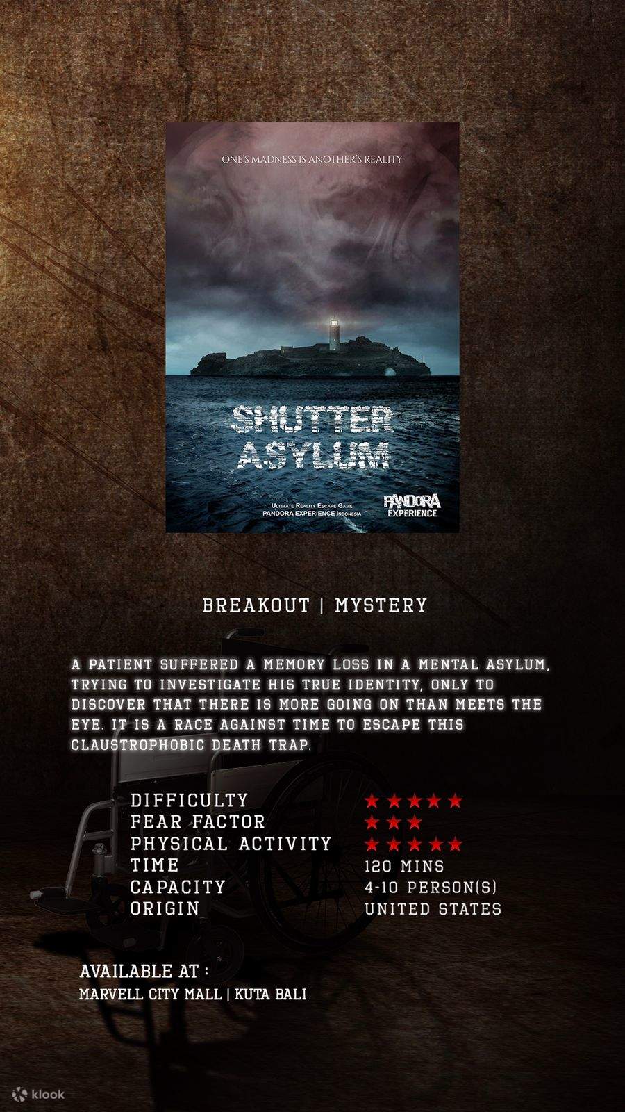 Pandora Experience Escape Room in Bali Klook India