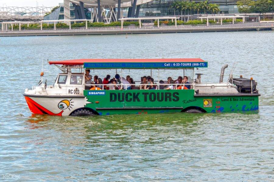 Duck and Marina Bay Sands Morning Tour Klook Singapore