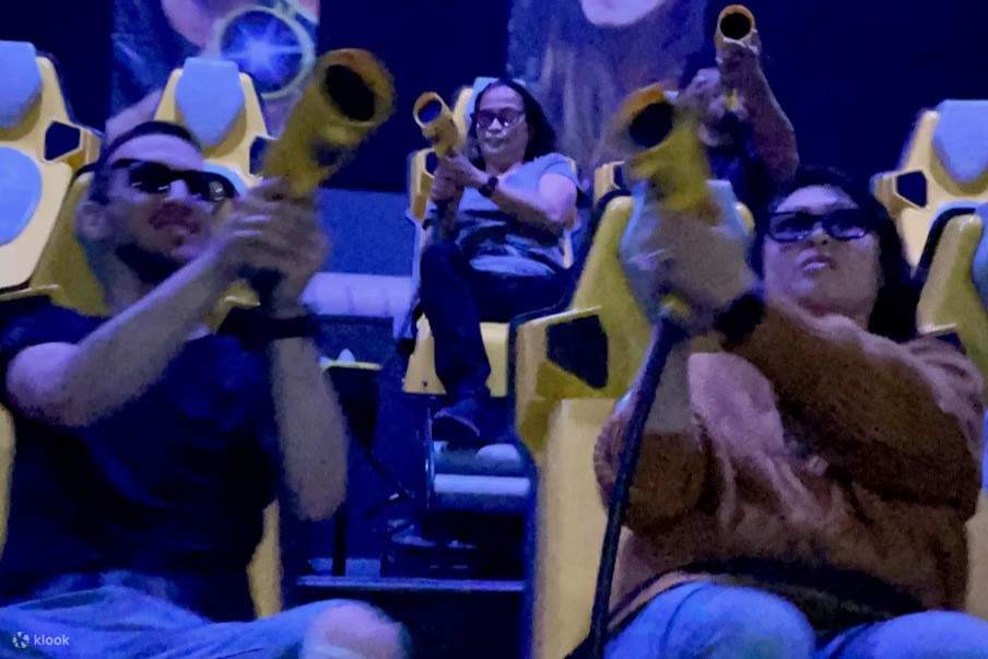 Compete for the highest score in the ultimate 7D virtual reality adventure