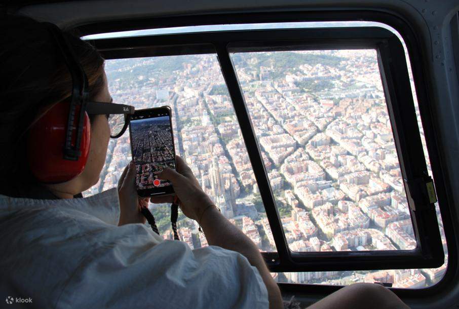 巴塞隆納直升機全景遊
