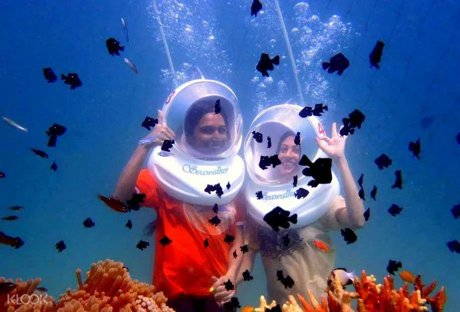 20 minute sea walking experience in north bay island india klook us 20 minute sea walking experience in