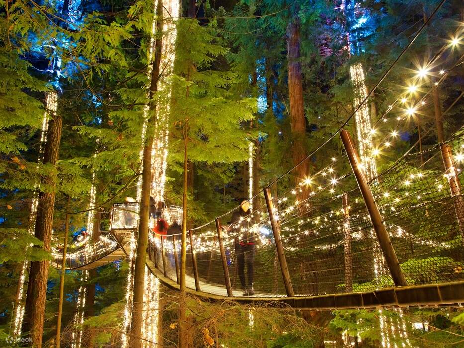 Entrada al Parque del Puente Colgante de Capilano en Vancouver