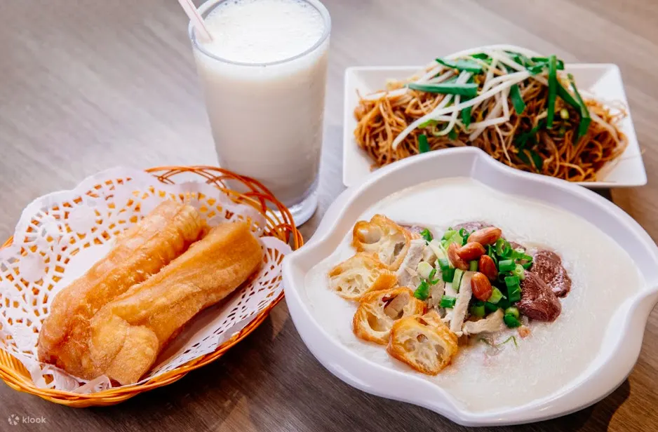 粥品、油条、伴粥小吃、豆浆