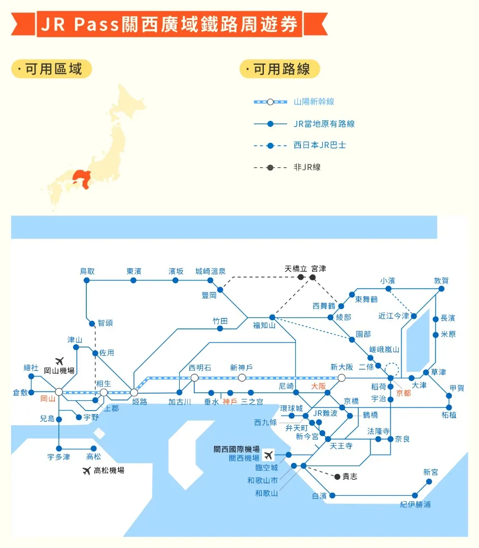 JR關西廣域鐵路周遊券