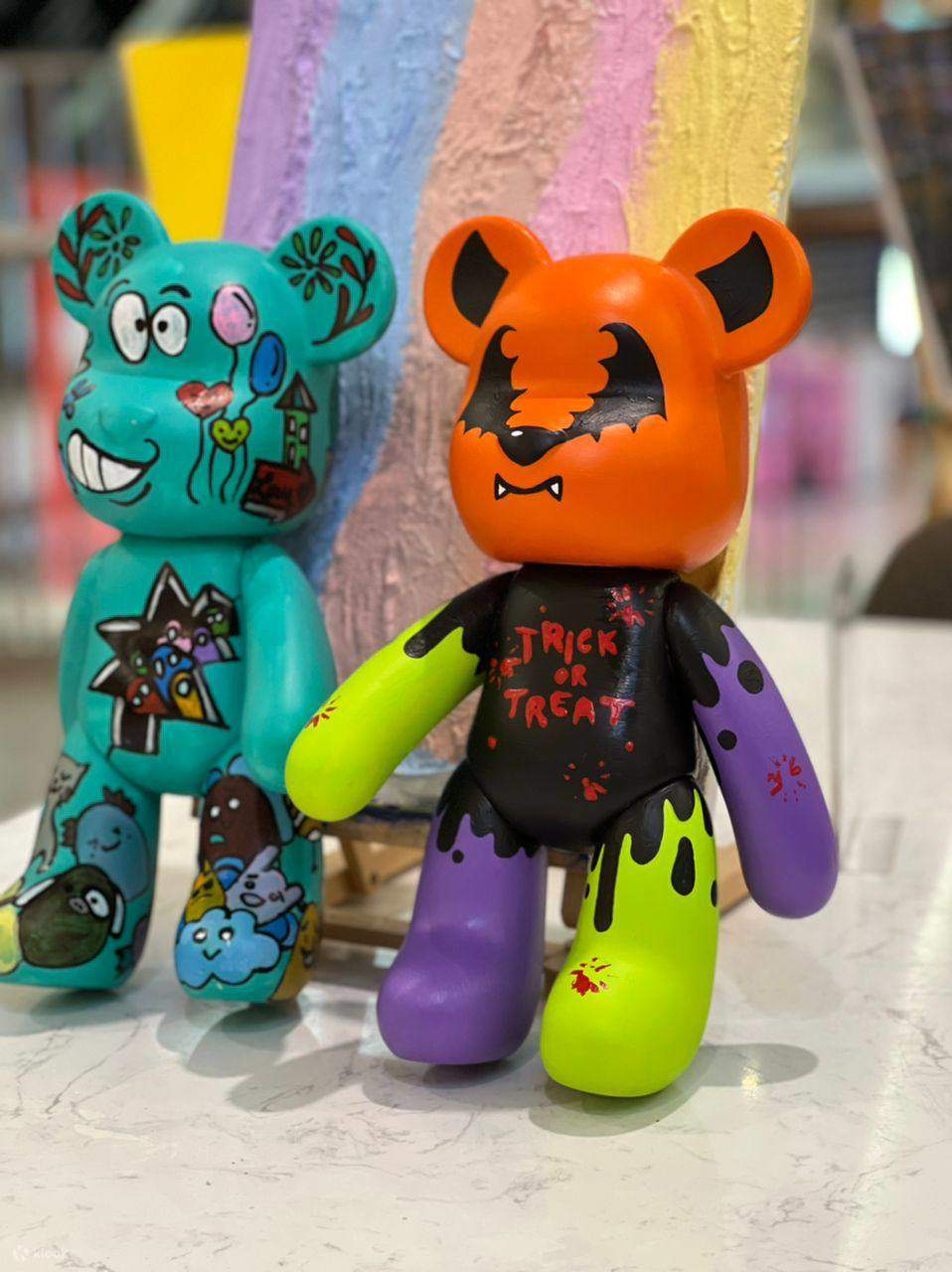 2 dipinti artistici Bearbrick 
