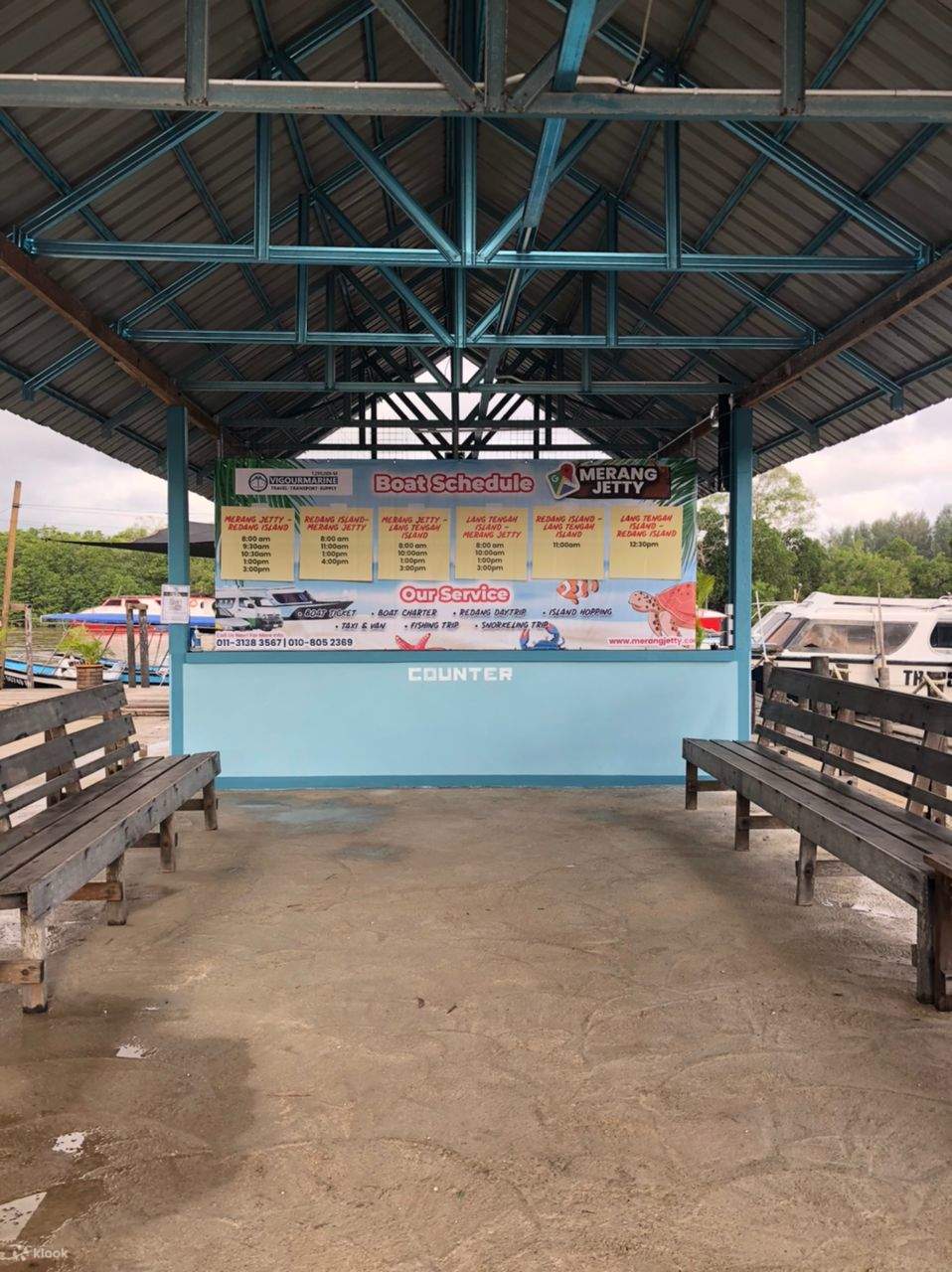 Anlegesteg Innenbereich