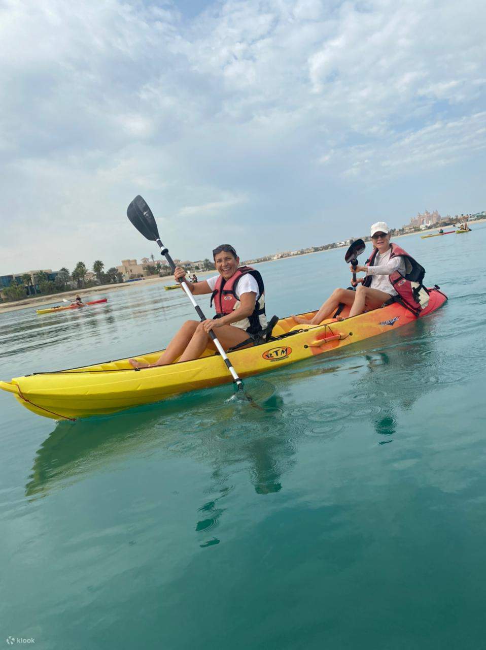 Tour chèo thuyền kayak đôi Palm Jumeirah