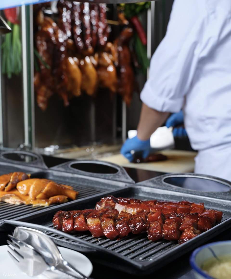 香港海洋公園萬豪酒店自助餐 Hong Kong Ocean Park Marriott Hotel｜海灣餐廳 Marina Kitchen｜自助午餐、自助晚餐｜品嚐自助美食免費享用兒童遊樂天地