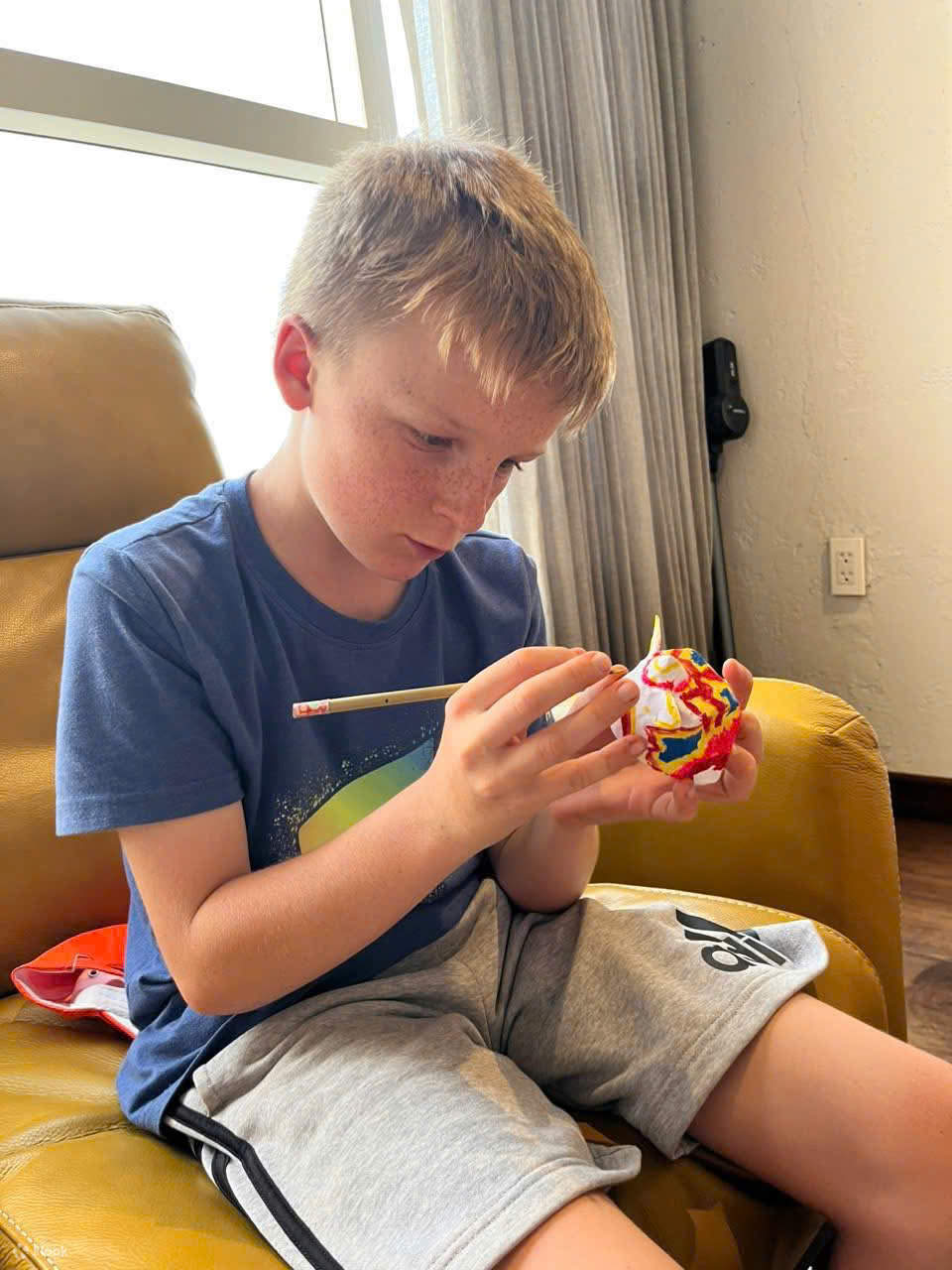 Mini lion head decoration workshop and story of lion dance