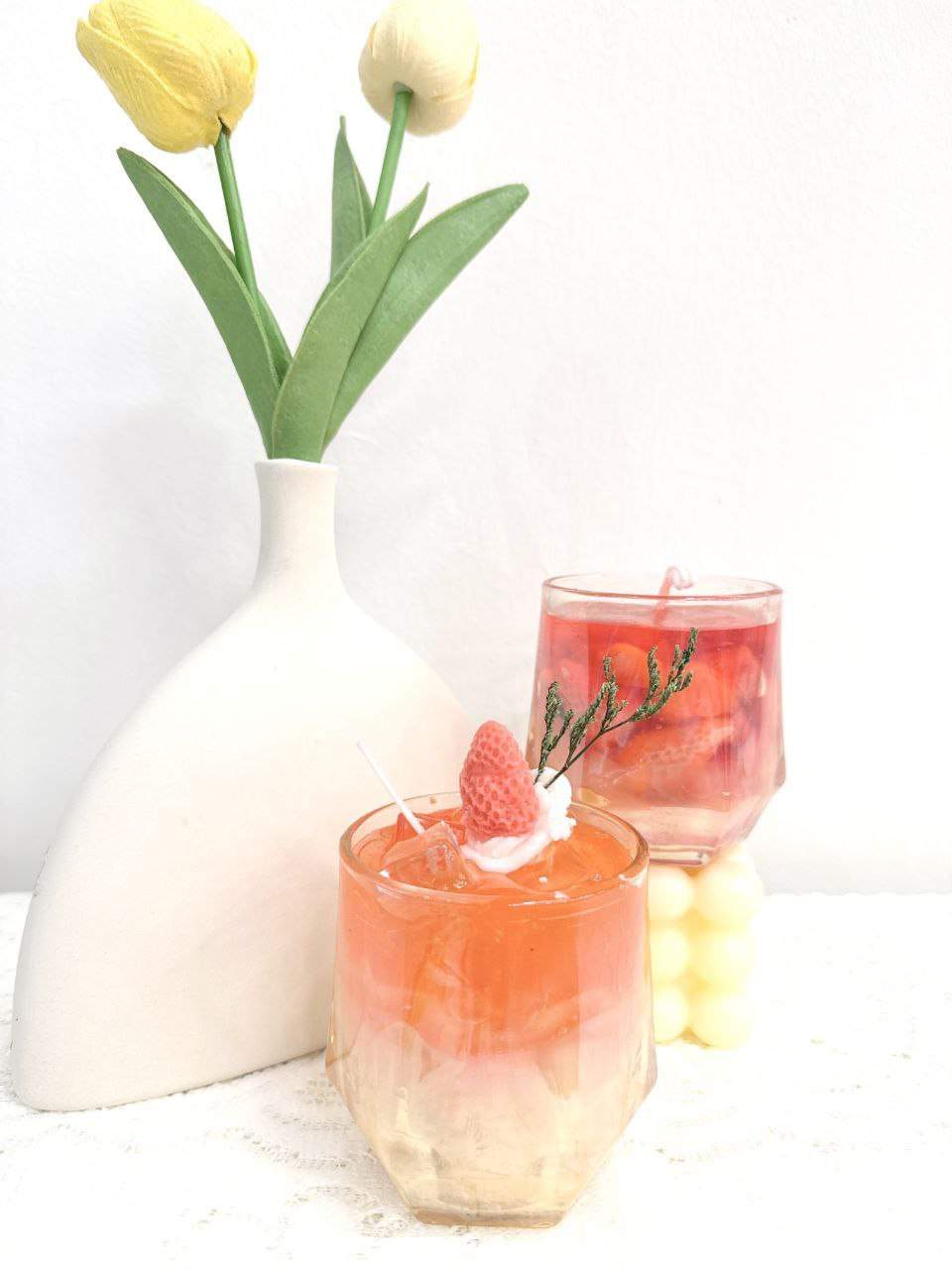 스파클링 디자인 캔들