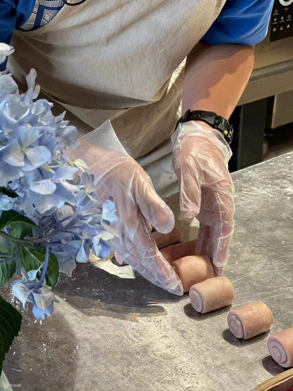 Handmade flower cake